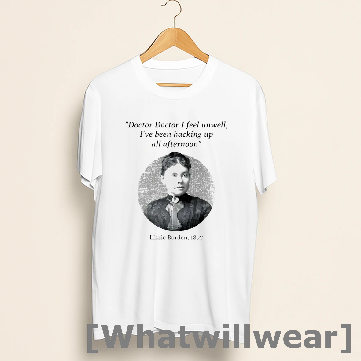 Official Lizzy Borden Doctor I Feel Unwell Ive Been Hacking Up All Afternoon Shirts