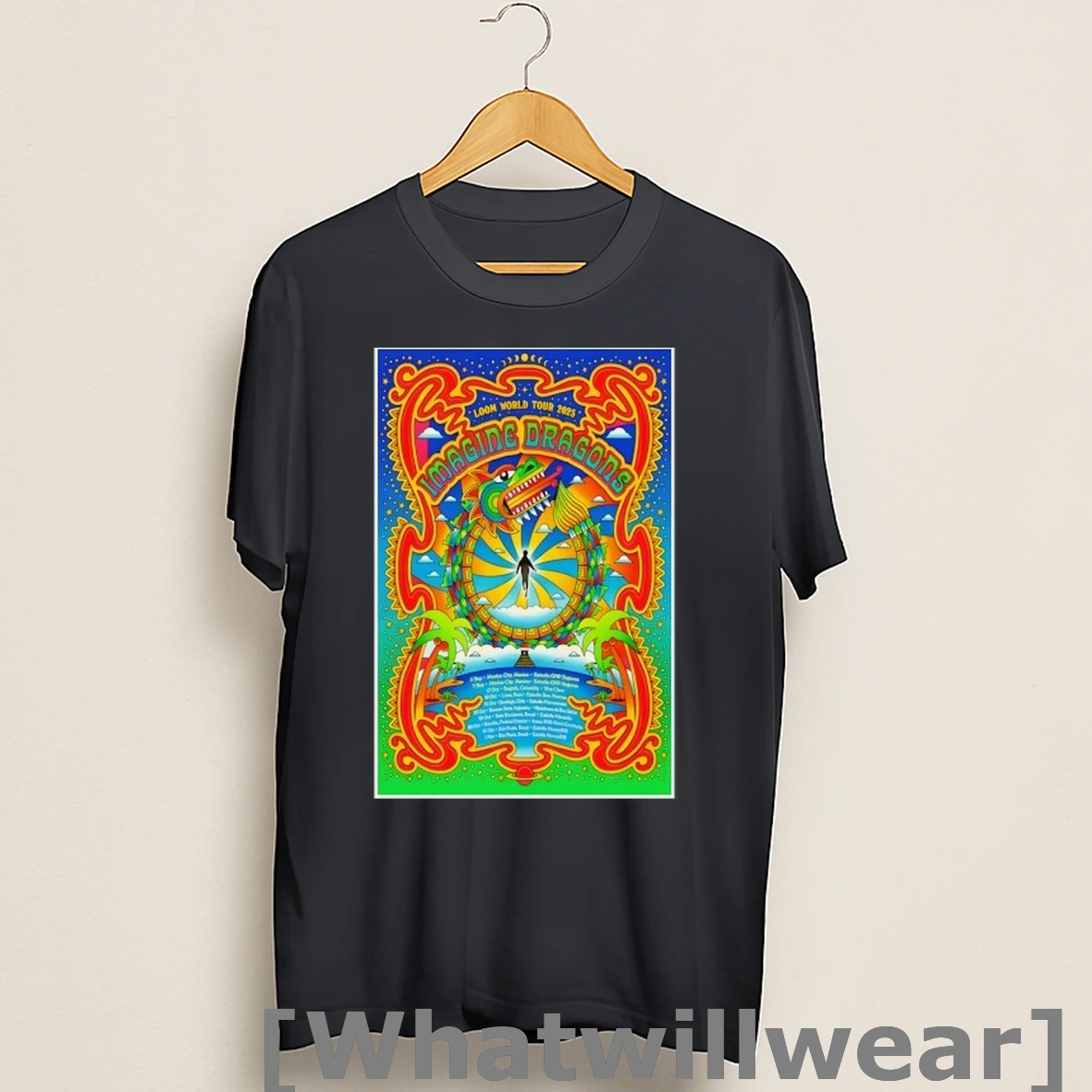 Official Loom World Tour 2025 Imagine Dragons Shirts