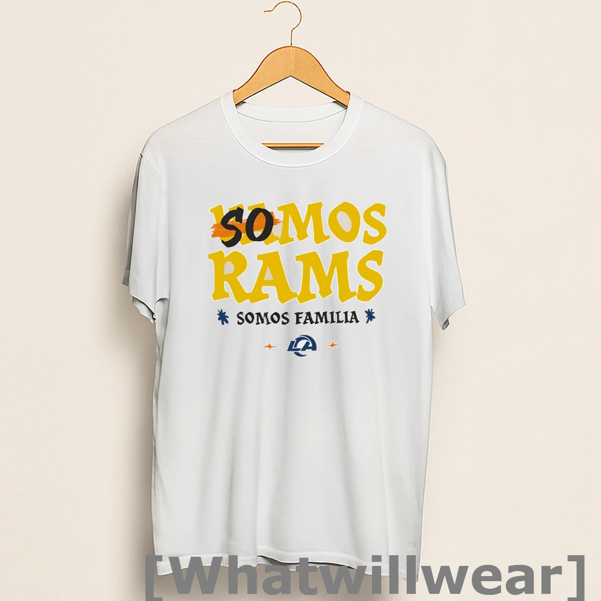 Official Los Angeles Rams Starter Somos Rams Somos Familia Shirts