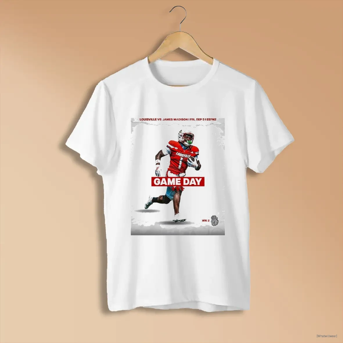 Official Louisville Cardinals Vs James Madison Football Gameday Week 2 T White Shirts