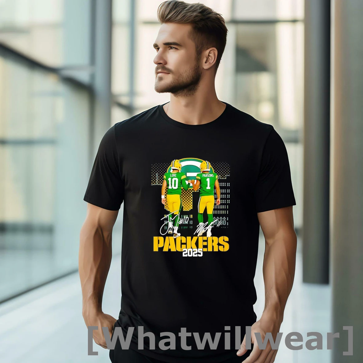 Official Love And Parsons Green Bay Packers 2025 Tshirts Sweater