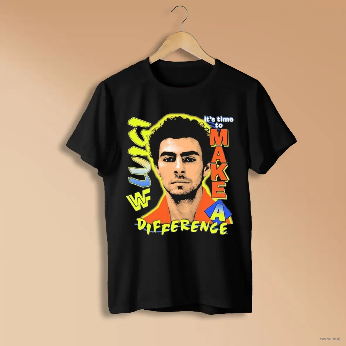 Official Luigi Mangione Its Time To Make A Difference Wwf T Shirts Shirts