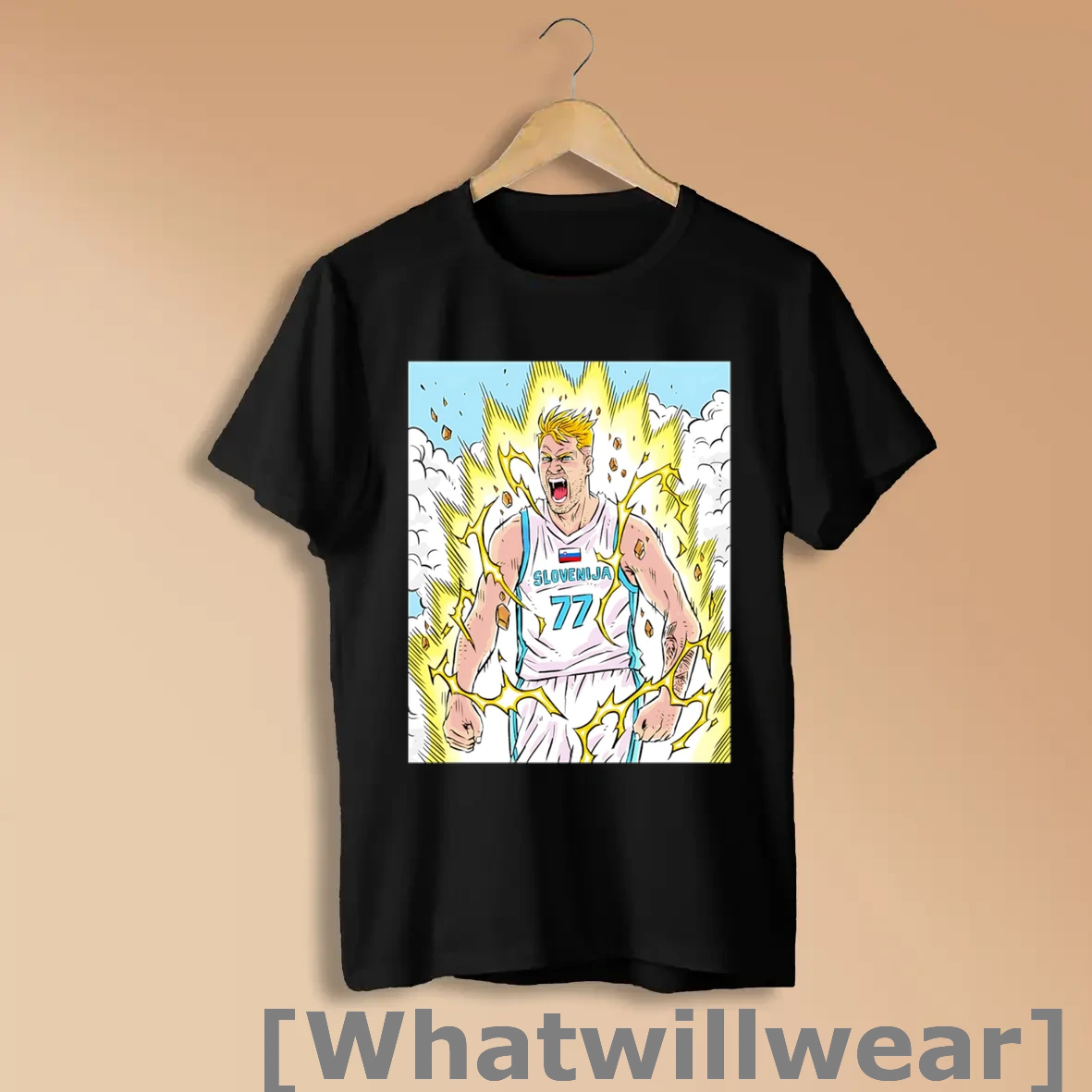 Official Luka Doncic Super Saiyan Dragon Ball Cartoon Shirts