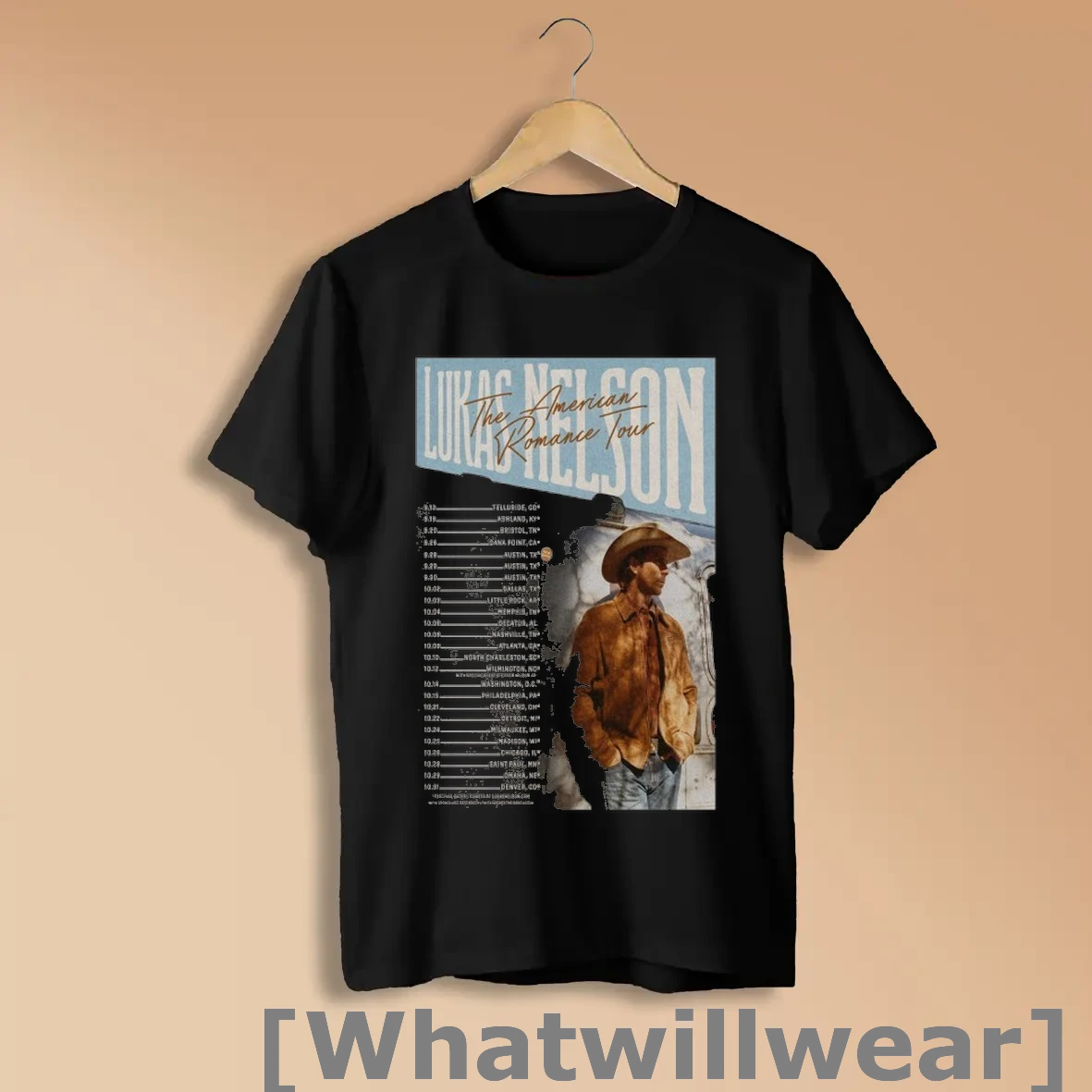 Official Lukas Nelson The American Romance Tour 2025 Dates Shirts