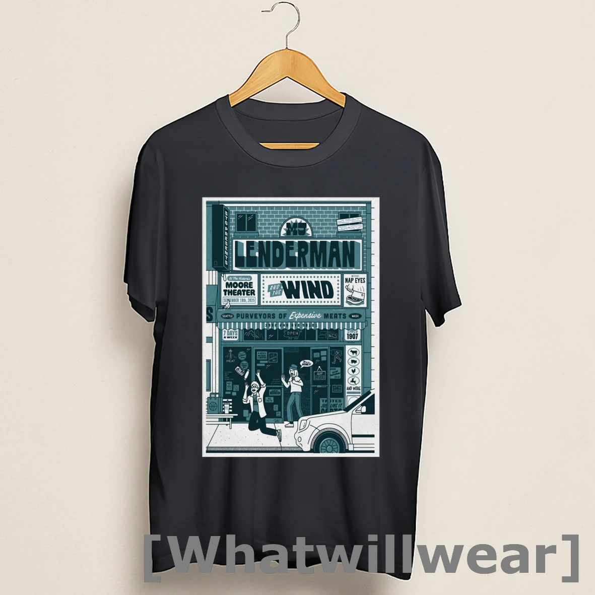 Official Mj Lenderman And The Wind At The Moore Theatre On September 18 2025 Shirts