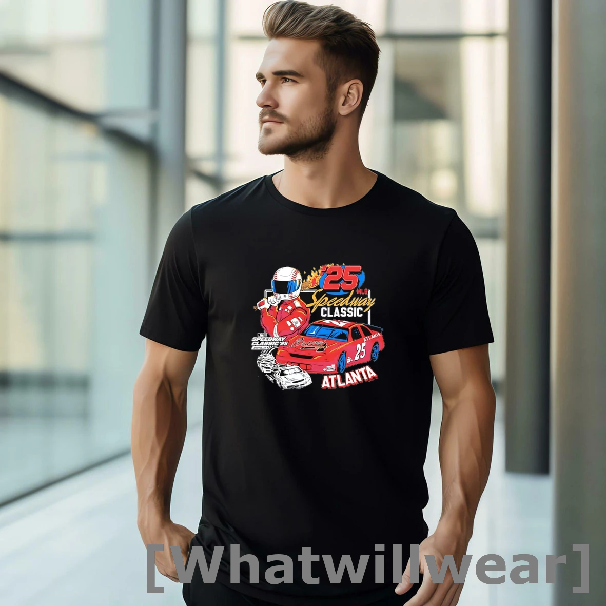 Official Mlb Speedway Classic 2025 Atlanta Braves Tshirts Sweater