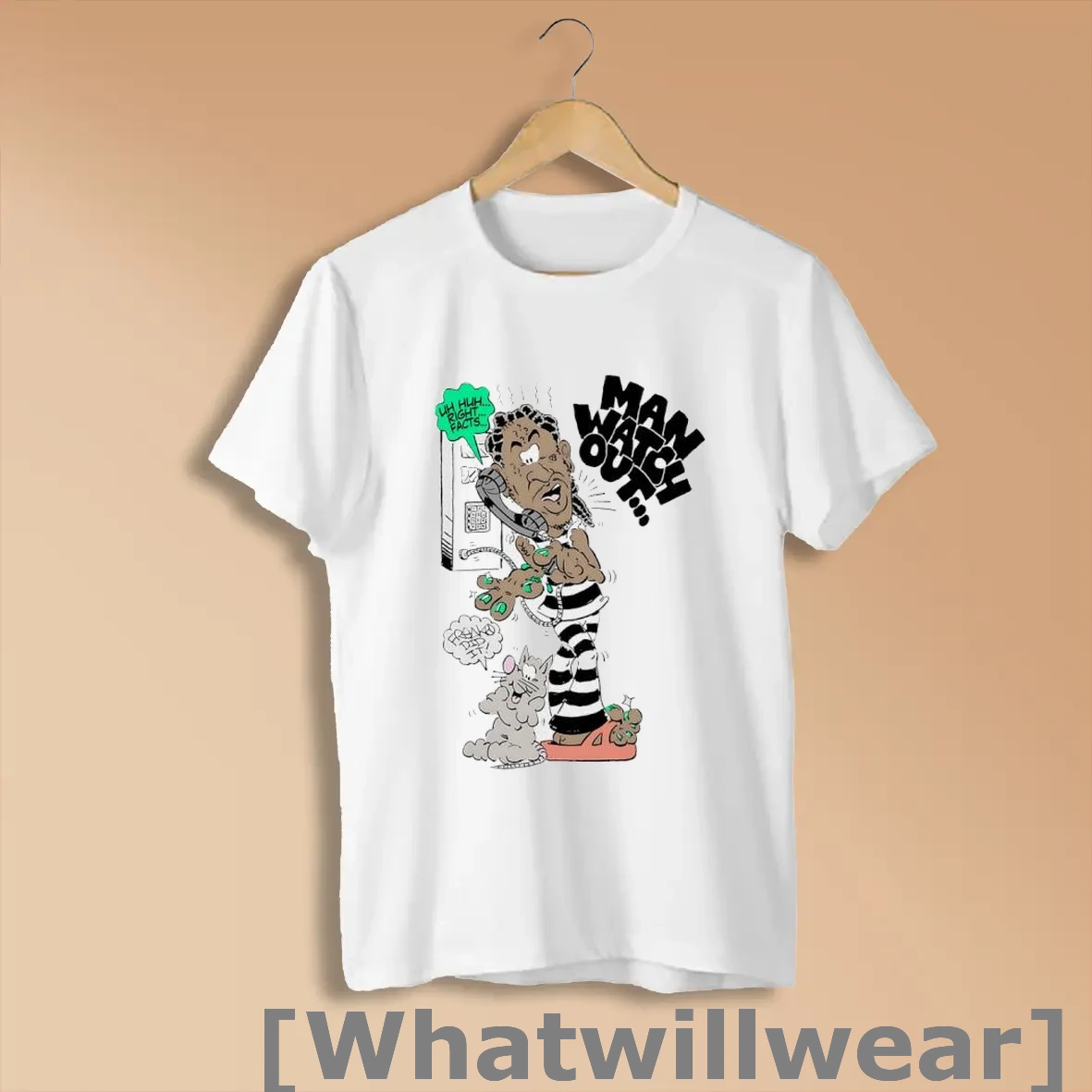 Official Man Watch Out Right Facts Shirts