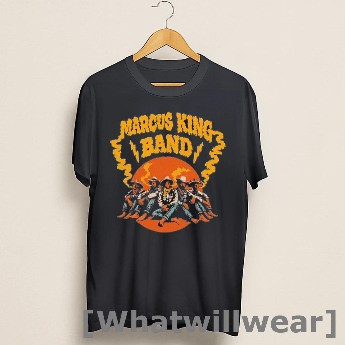 Official Marcus King Band Smoking Cigarettes Cowboy Shirts