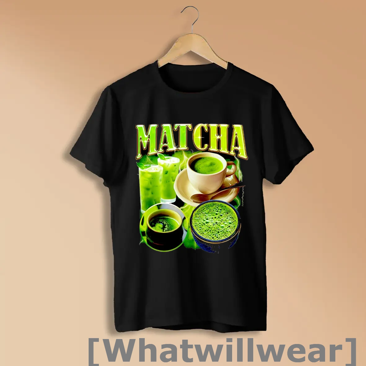 Official Matcha Vintage Rap Black Shirts