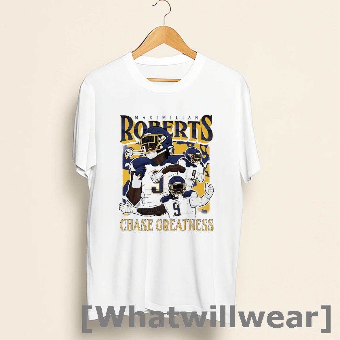Official Maximilian Roberts Chase Greatness Boston College Shirts