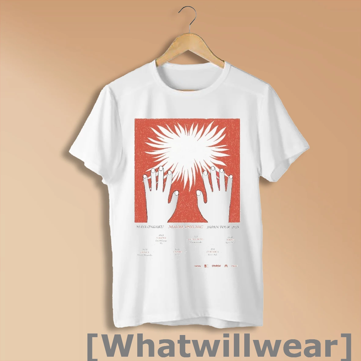 Official Maya Ongaku Maybe Psychic Japan Tour 2025 Hands Shirt Sweatshirt