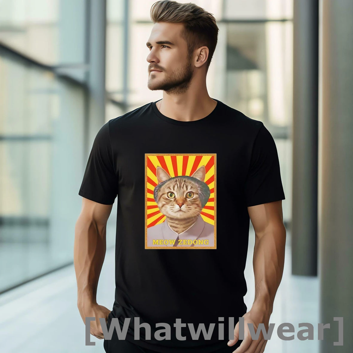 Official Meow Zedong Cat X Mao Zedong Tshirts Sweater