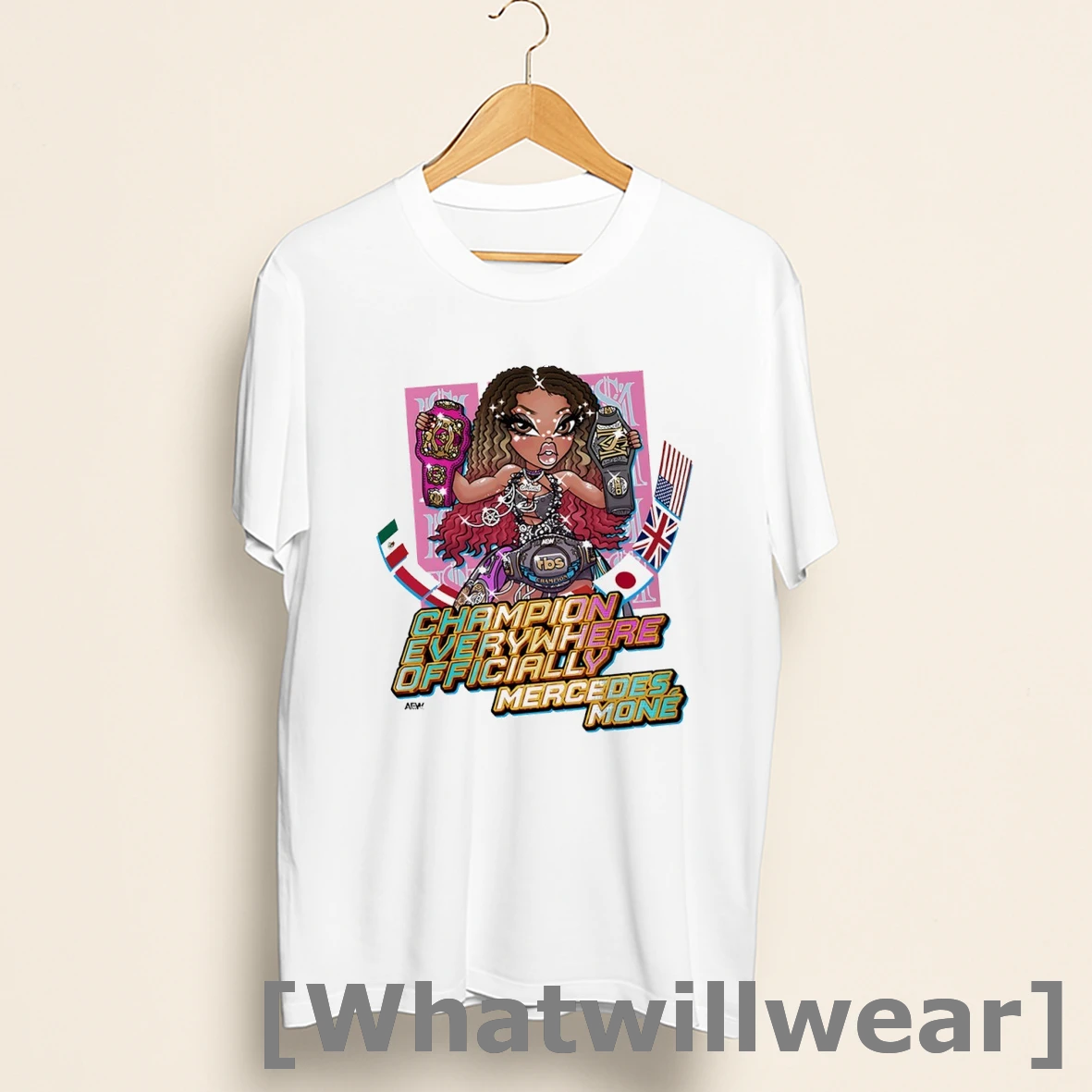 Official Mercedes Mone Champion Everywhere Officially Shirts