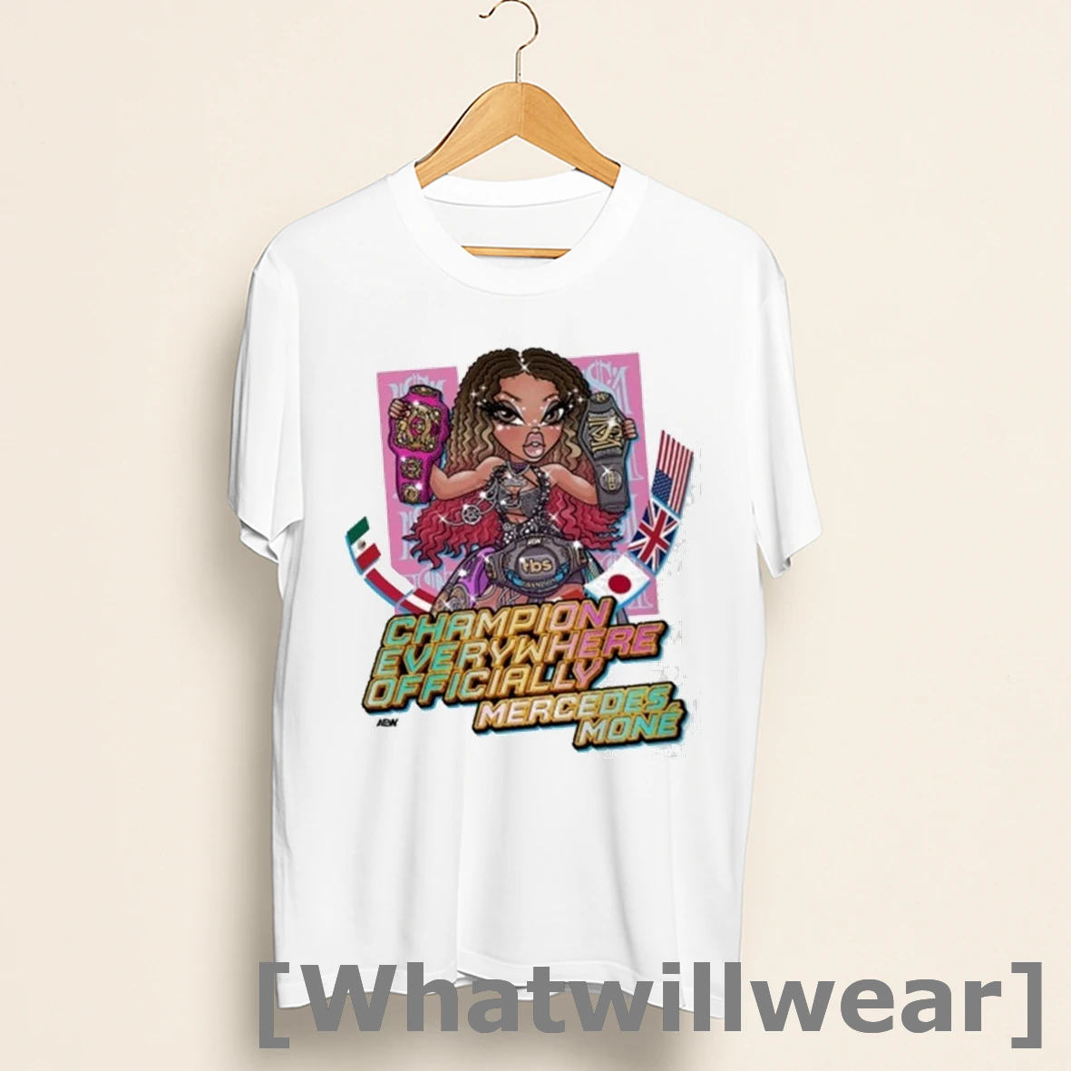 Official Mercedes Mone Champion Everywhere Shirts