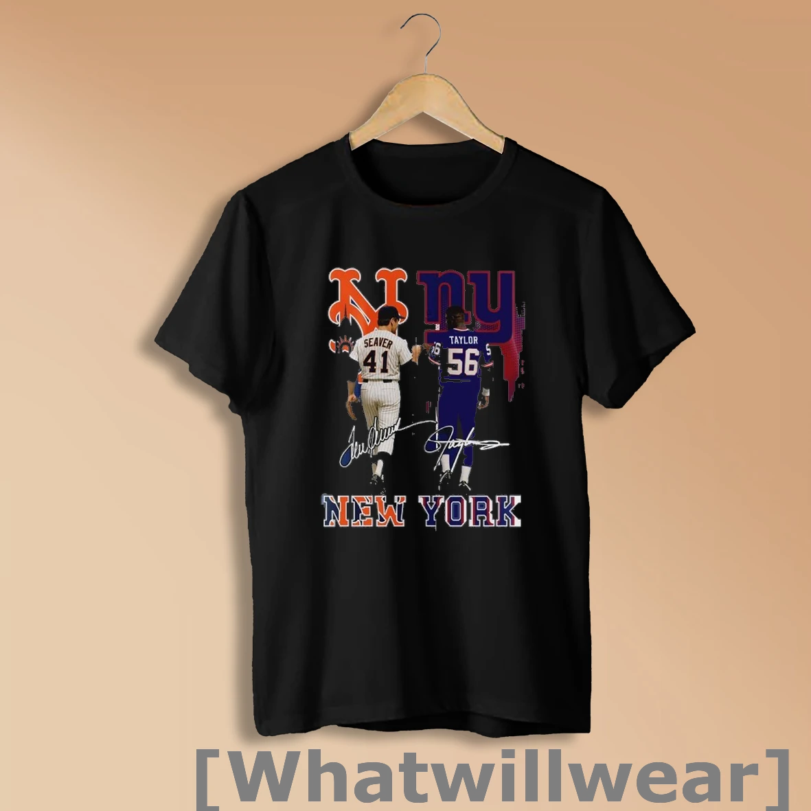 Official Mets Tom Seaver And Giants Lawrence Taylor Shirt Sweatshirt
