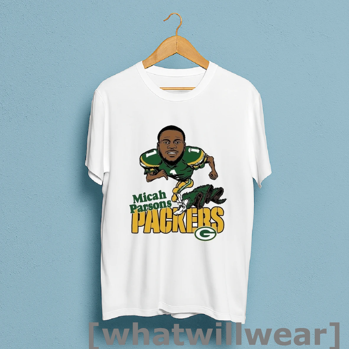 Official Micah Parsons Green Bay Packers Caricature Player Shirt Sweatshirt