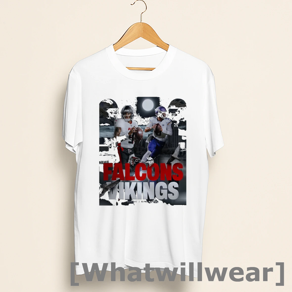 Official Michael Penix Jr Atlanta Falcons Vs Minnesota Vikings Nfl Game Sunday 2025 Shirts