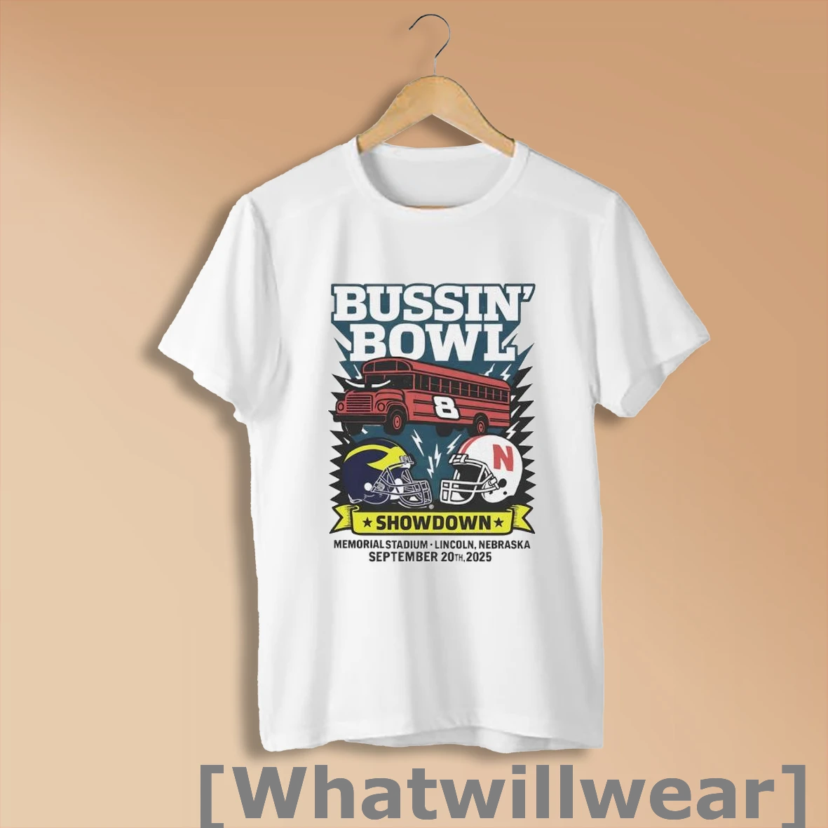 Official Michigan Wolverines Vs Nebraska Cornhuskers Bussin Bowl Showdown Shirt Sweatshirt
