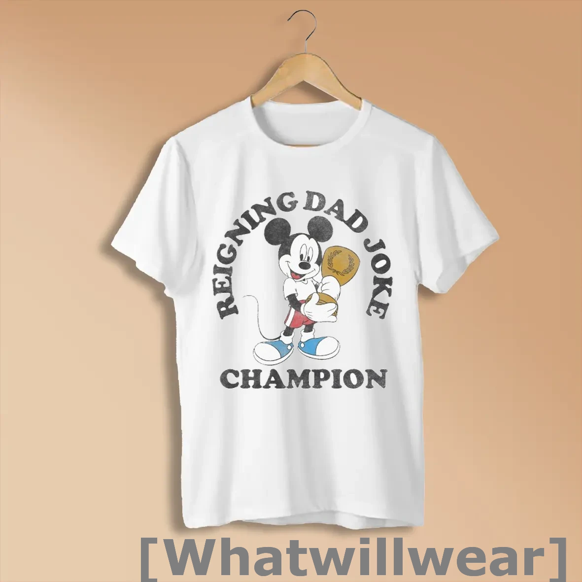 Official Mickey Mouse Reigning Dad Joke Champion Shirts