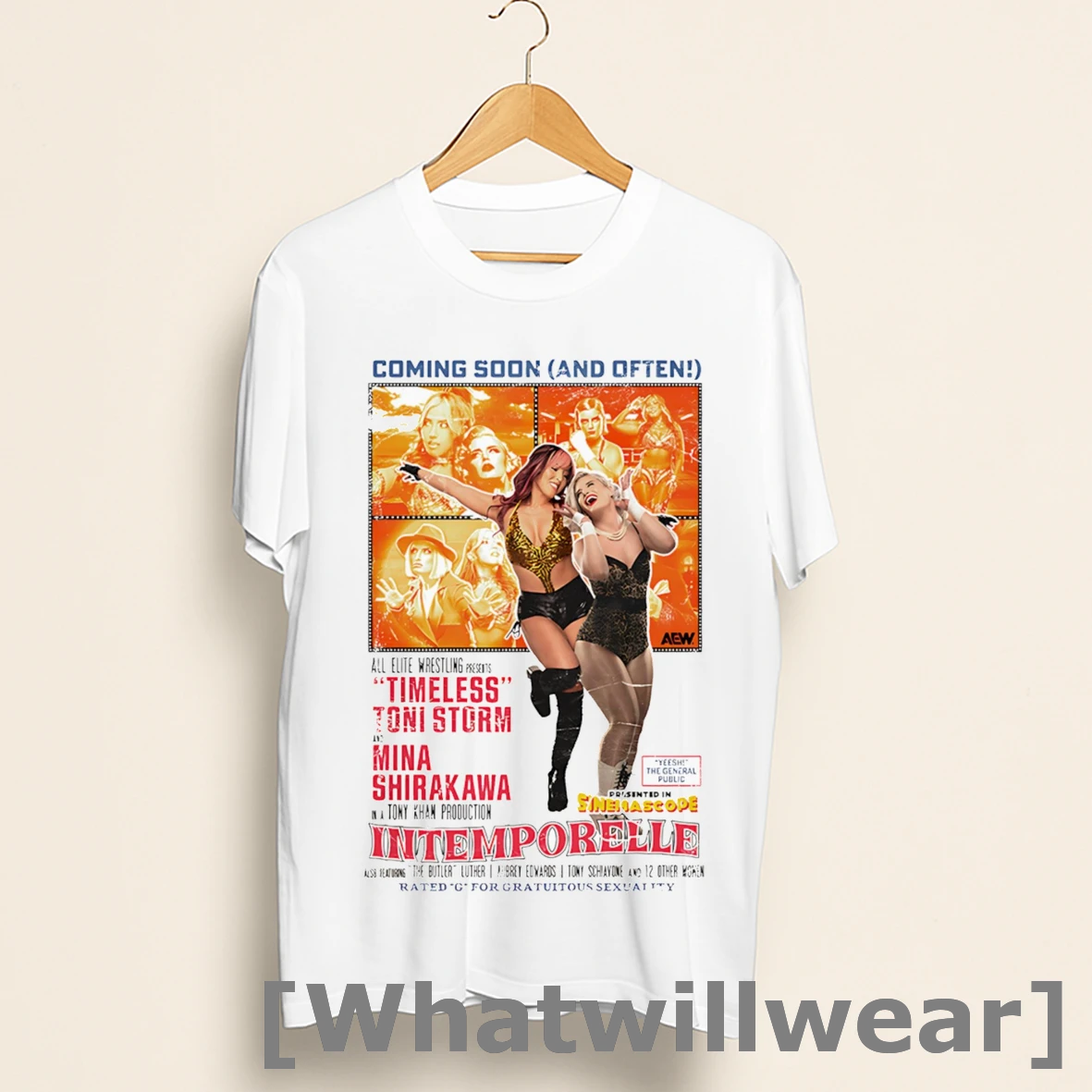 Official Mina Shirakawa And Toni Storm Intemporelle Shirts