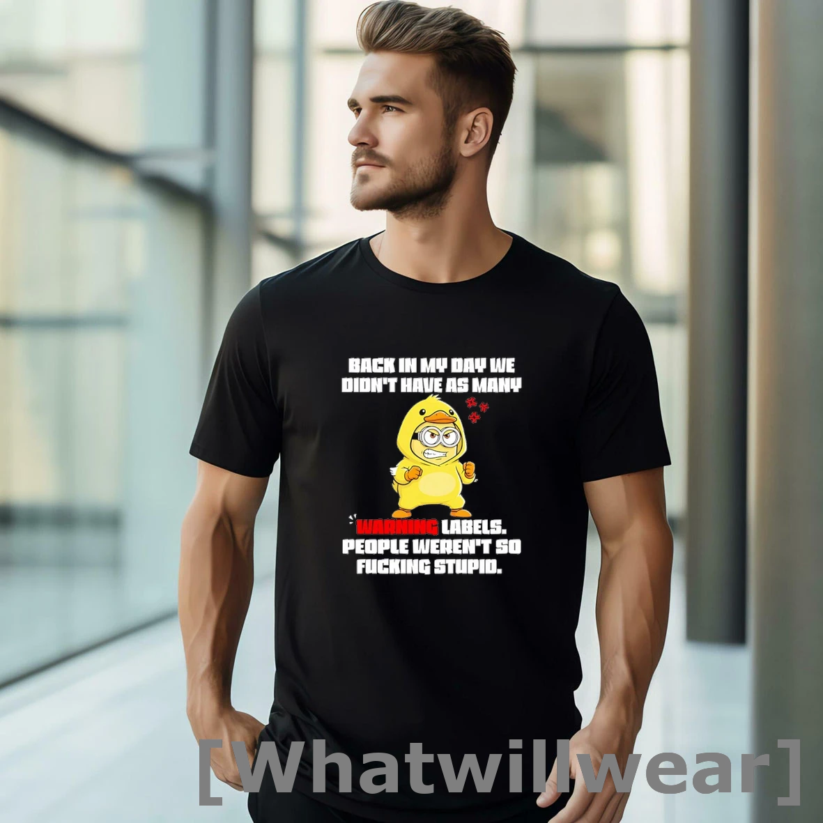Official Minion Back In My Day We Didnt Have As Many Warning Labels People Werent So Fucking Stupid Tshirts Sweater
