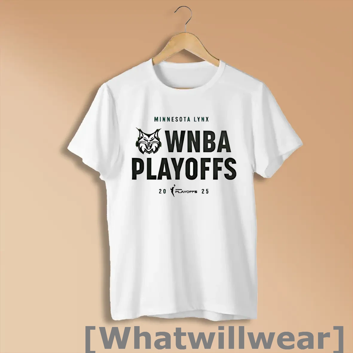 Official Minnesota Lynx Wnba Playoffs 2025 White Shirts