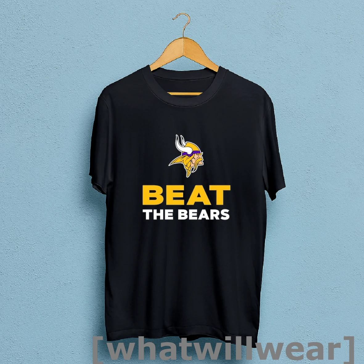 Official Minnesota Vikings Beat The Bears T Shirt Sweatshirt