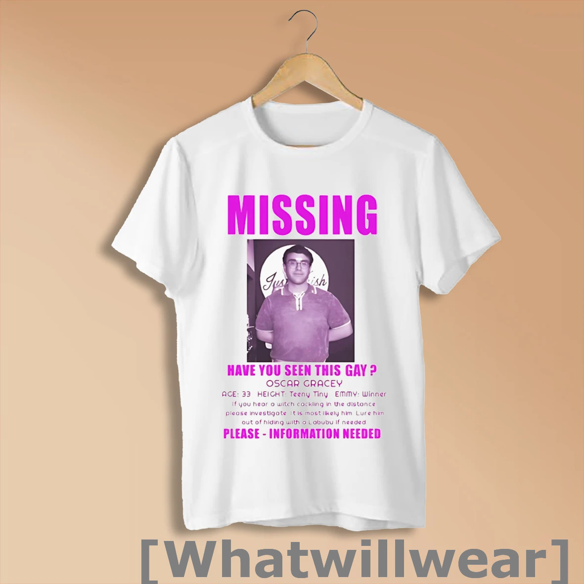 Official Missing Have You Seen This Gay Oscar Gracey Comedy Shirt Sweatshirt