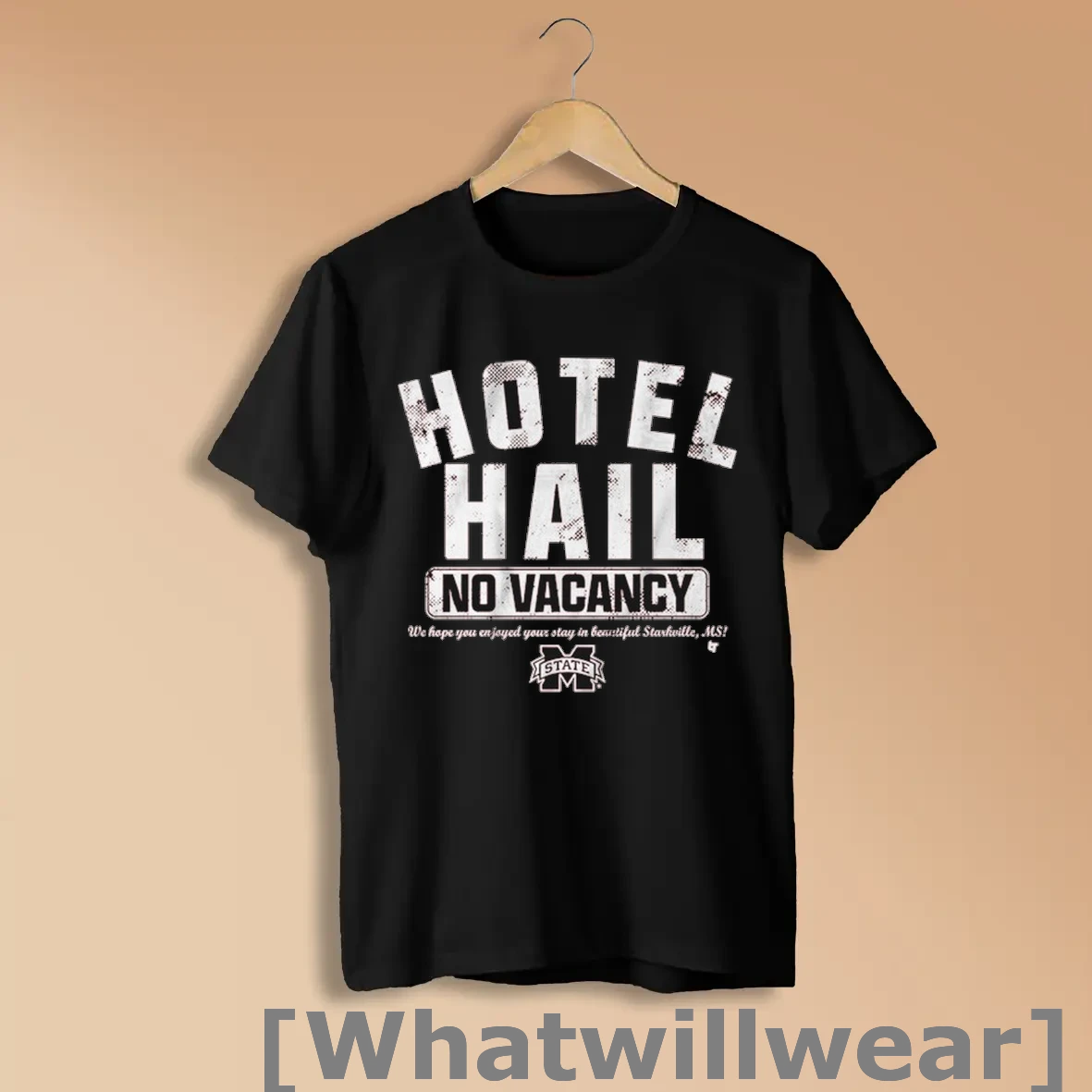 Official Mississippi State Bulldogs No Vacancy At The Hotel Hail We Hope You Enjoyed Your Stay In Beautiful Starkville Ms Shirts