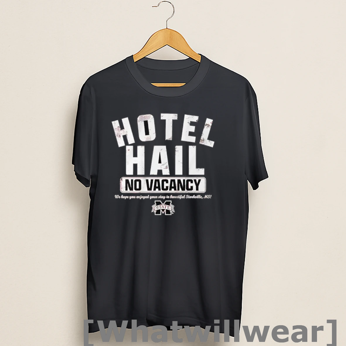 Official Mississippi State Hotel Hail No Vacancy Shirts