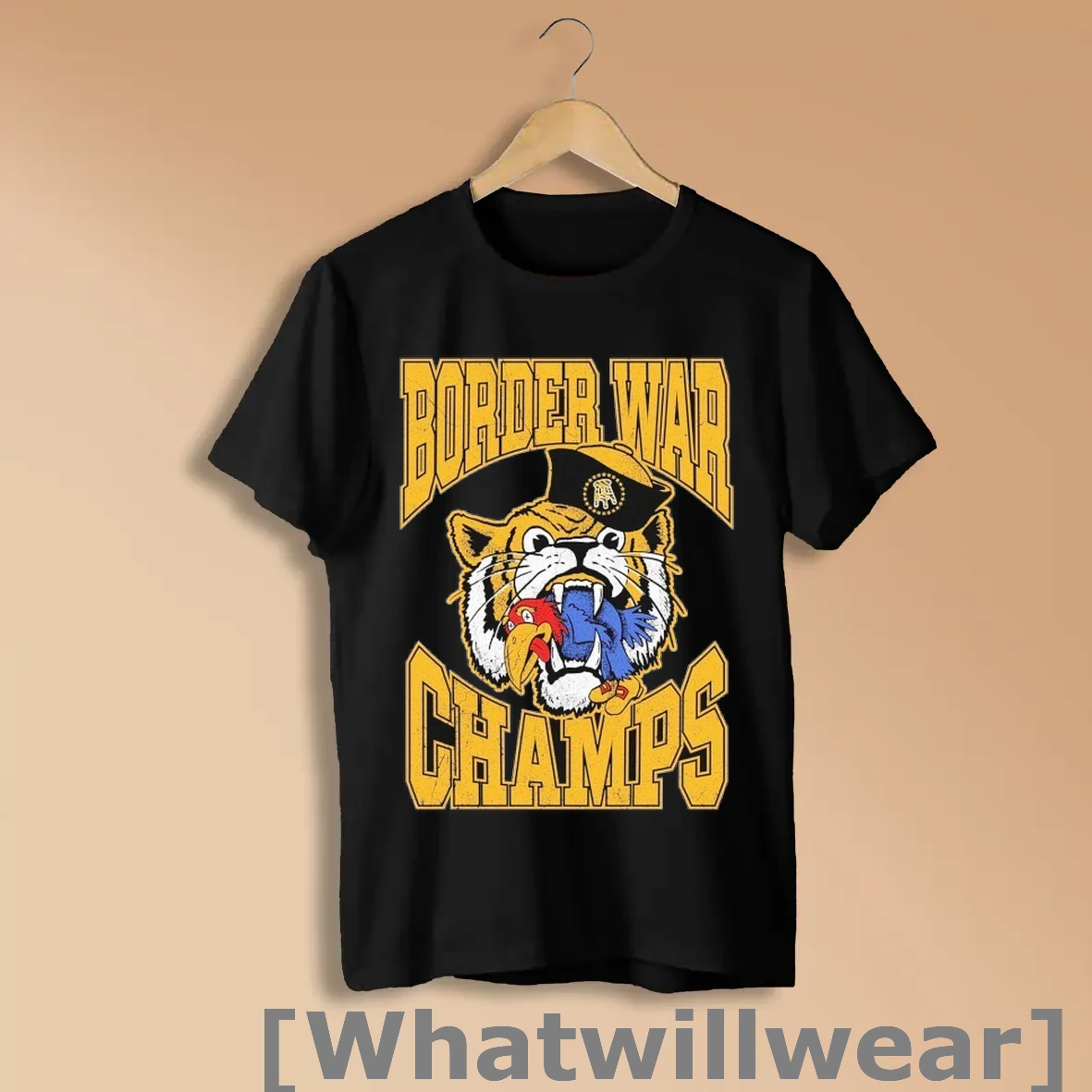 Official Missouri Tigers Beat Kansas Jayhawks Border War Champs Mascot T Shirts Shirts