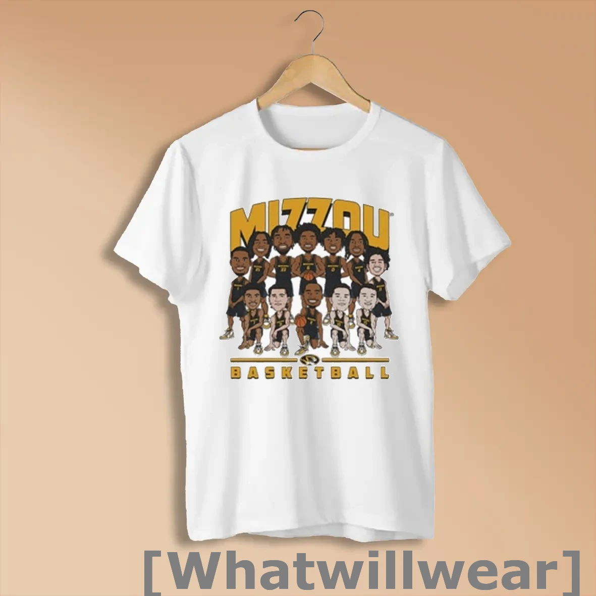 Official Mizzou Tigers Caricature Players Shirts