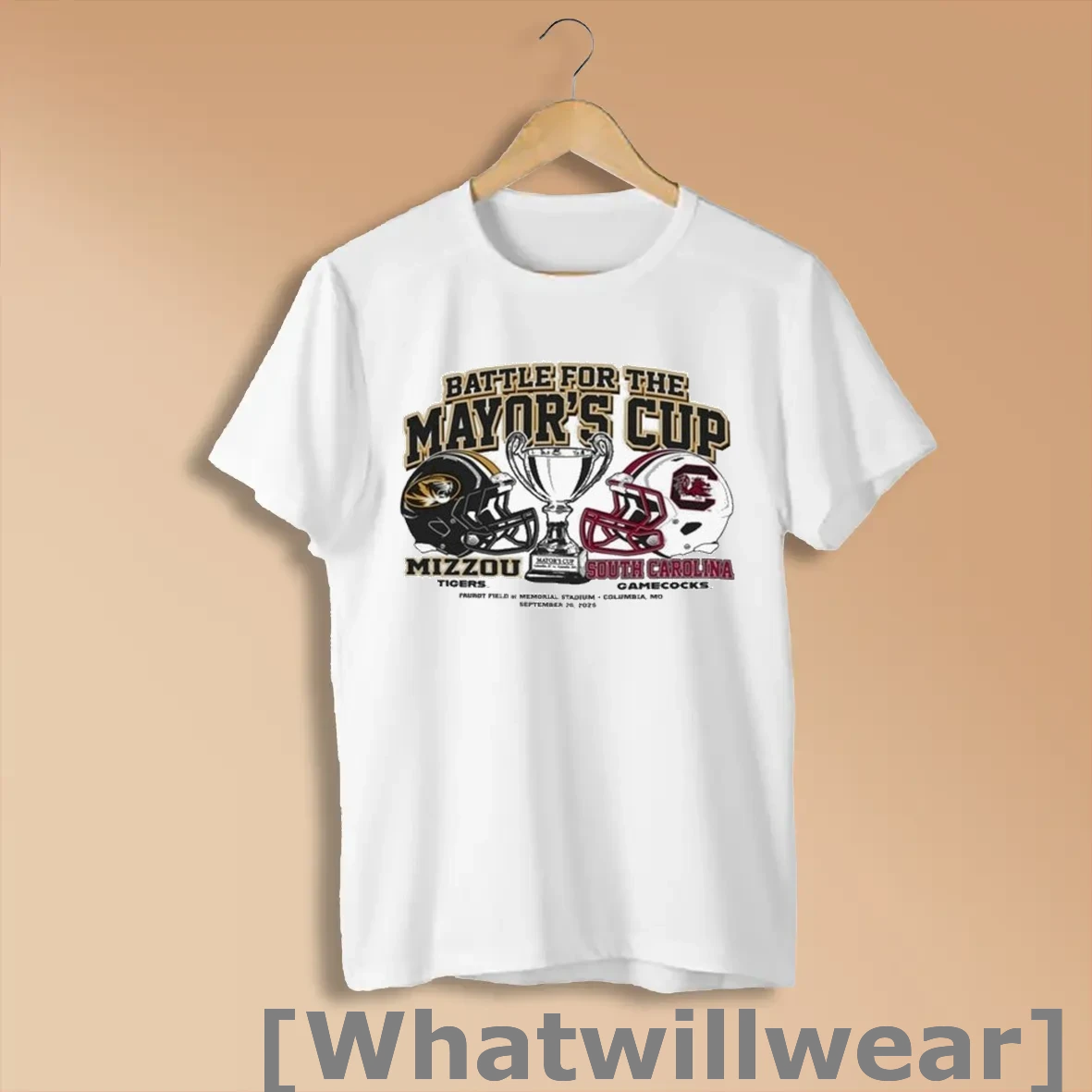 Official Mizzou Tigers Vs South Carolina Gamecocks Game Day Battle For The Mayors Cup 2025 Shirts