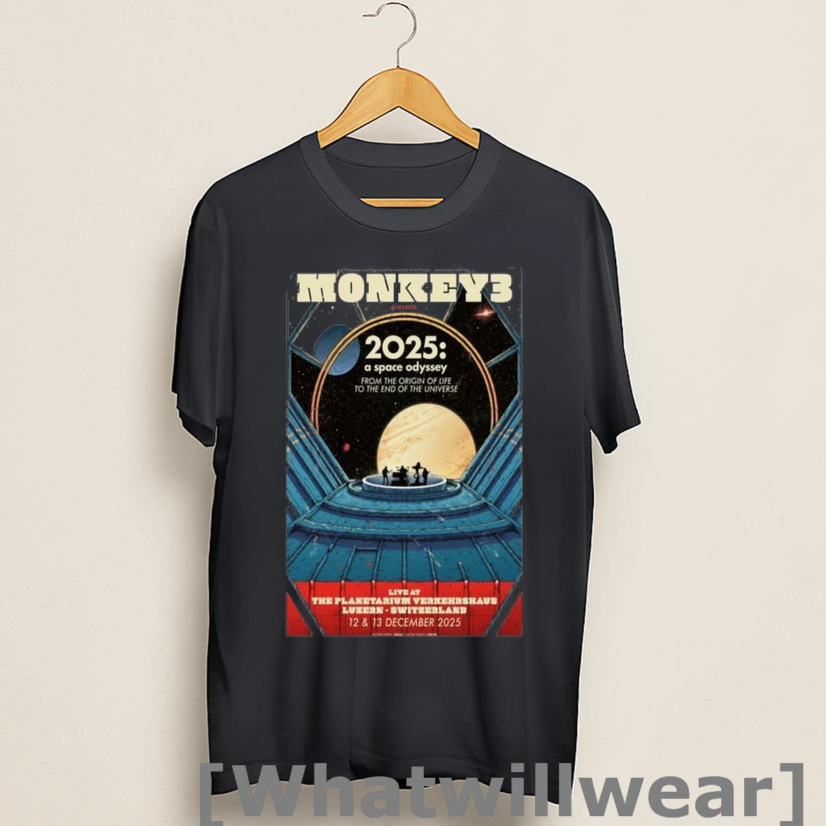 Official Monkey3 Dec 12 13 2025 Luzern Switzerland Shirts