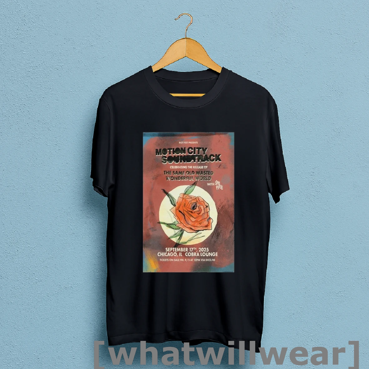 Official Motion City Soundtrack The Same Old Wasted Wonderful World September 17 2025 Chicago Il Event Shirt Sweatshirt