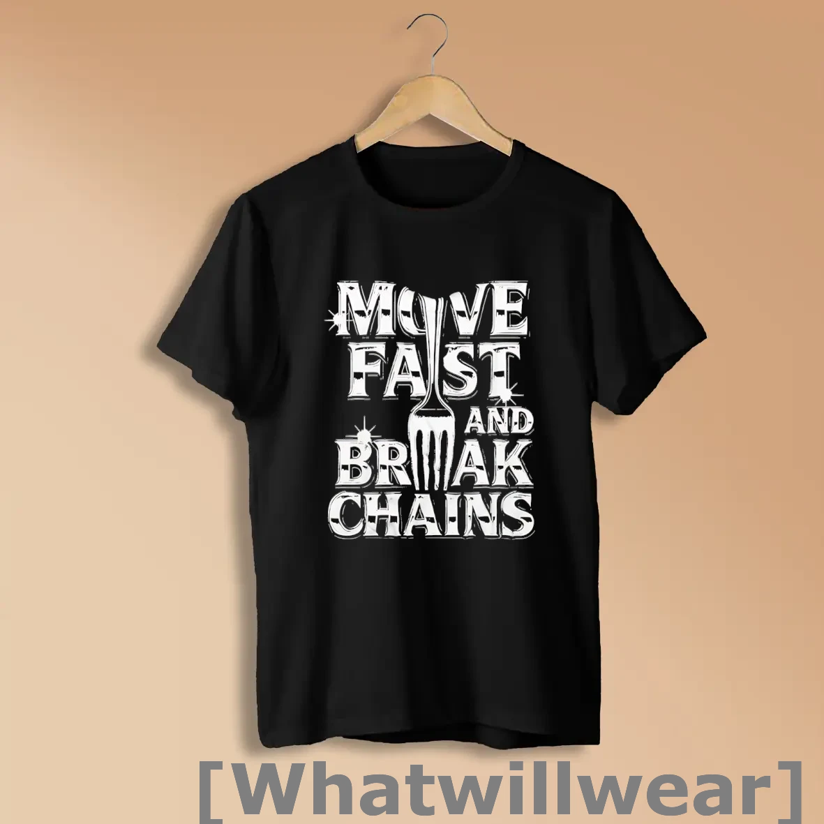 Official Move Fast And Break Chains Fork Shirts