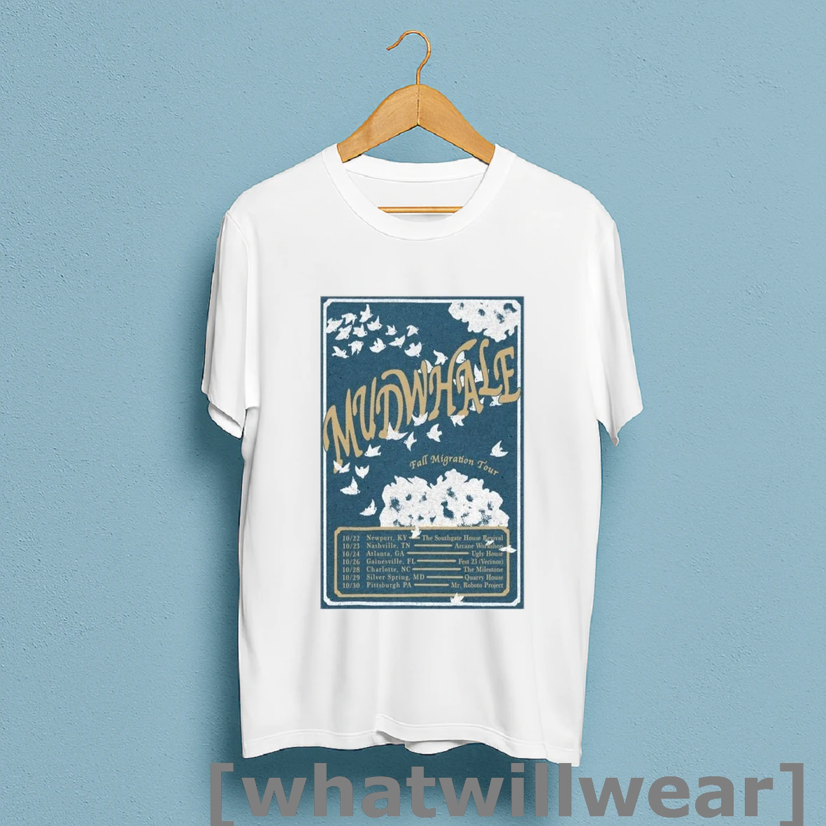Official Mud Whale Fall Migration Tour 2025 Dates Shirt Sweatshirt