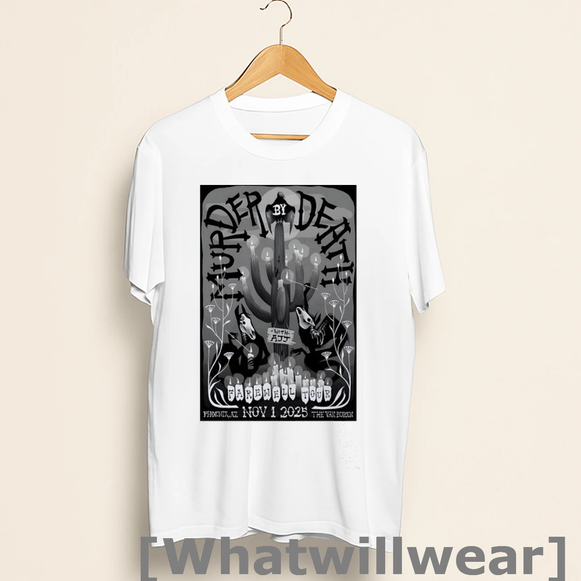 Official Murder By Death Show Nov 2025 The Van Buren Shirts