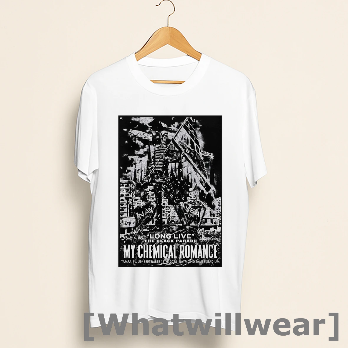 Official My Chemical Romance September 13 2025 Raymond James Stadium In Tampa Fl Shirts