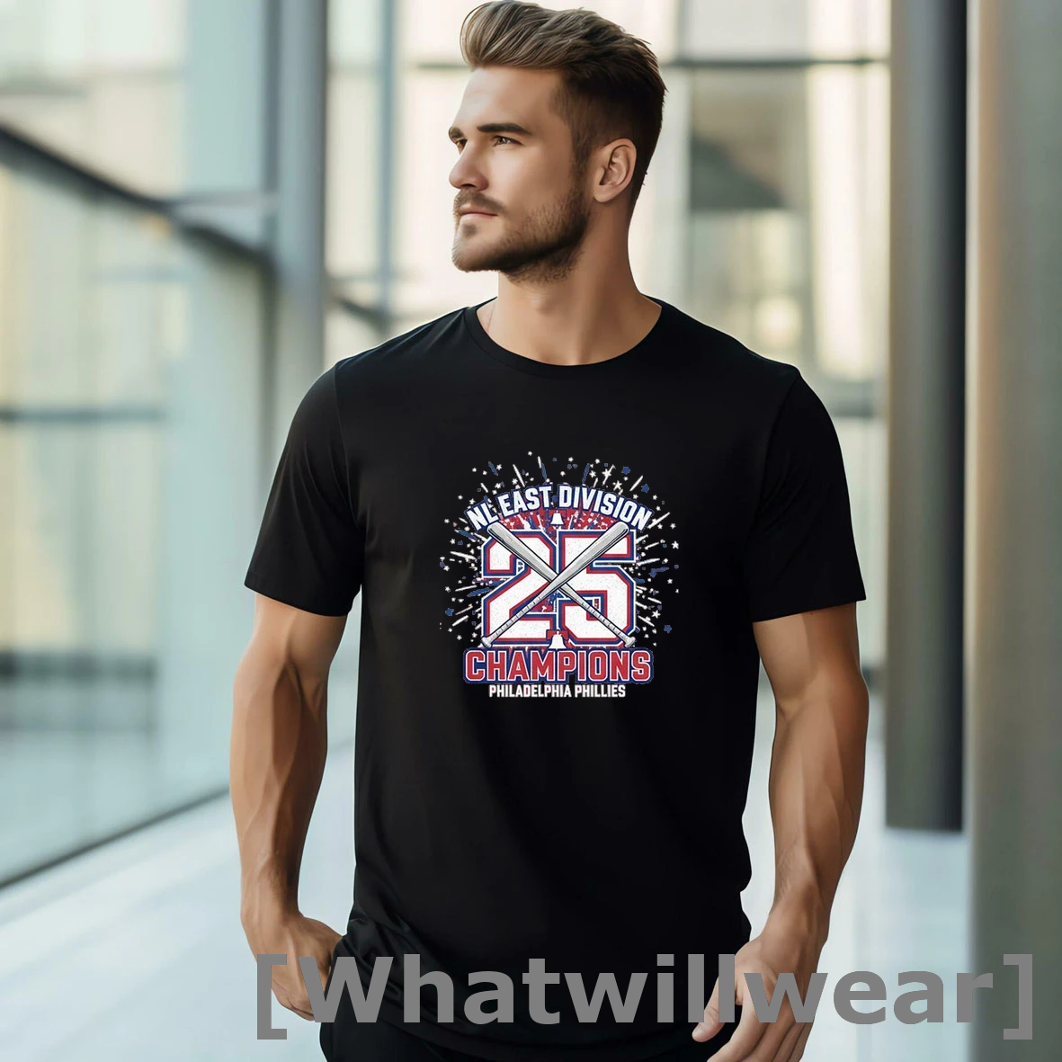 Official Nl East Division Champions 2025 Philadelphia Phillies Baseball Tshirts Sweater