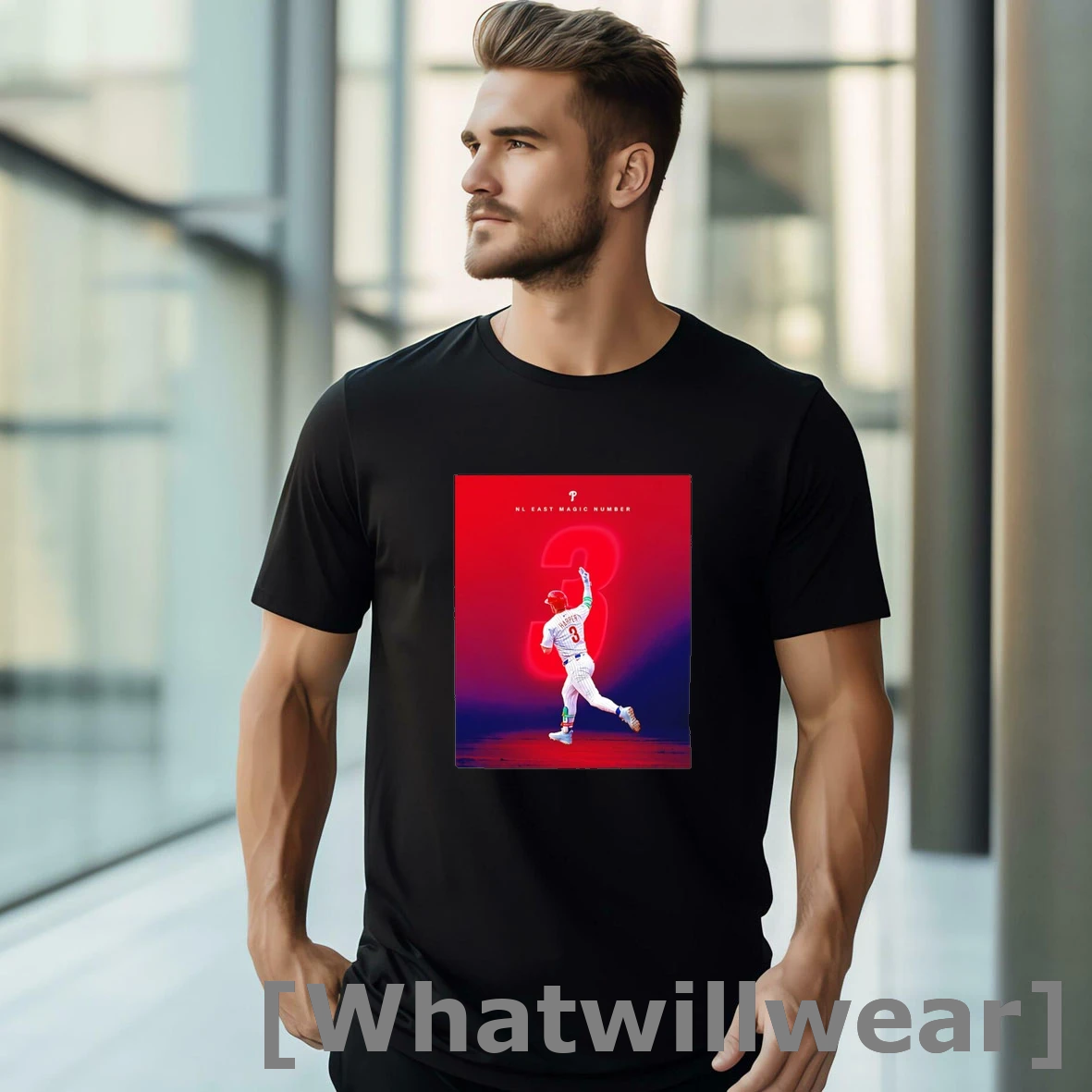Official Nl East Magic Number Bryce Harper Philadelphia Phillies Shirts