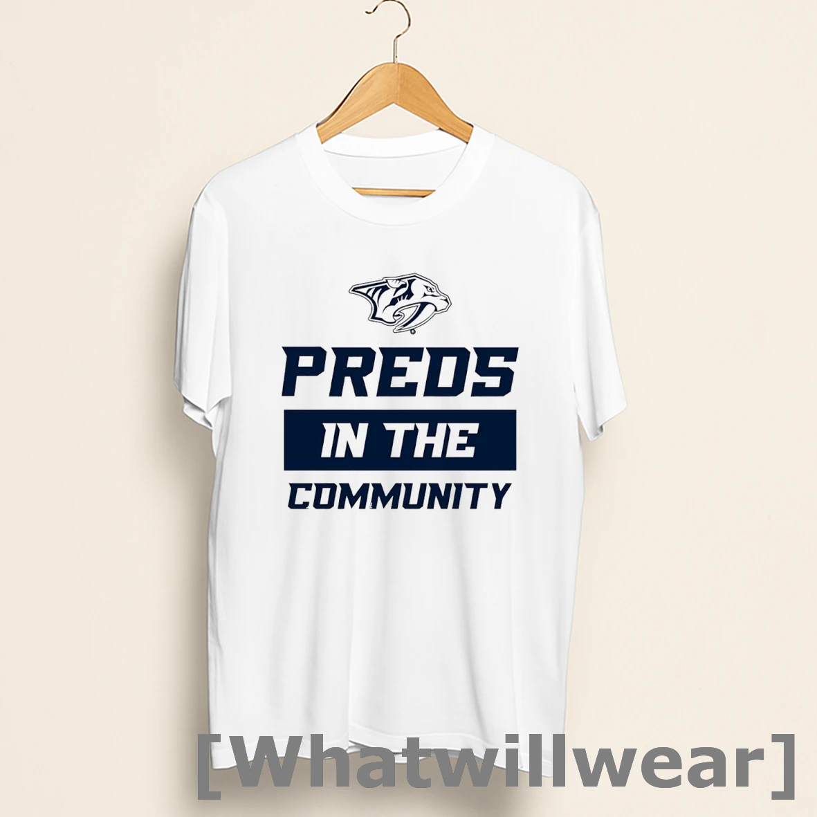 Official Nashville Predators Preds In The Community Shirts