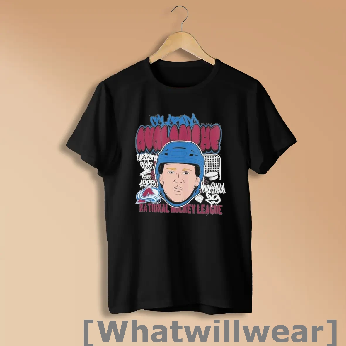 Official Nathan Mackinnon Colorado Avalanche Caricature Shirts