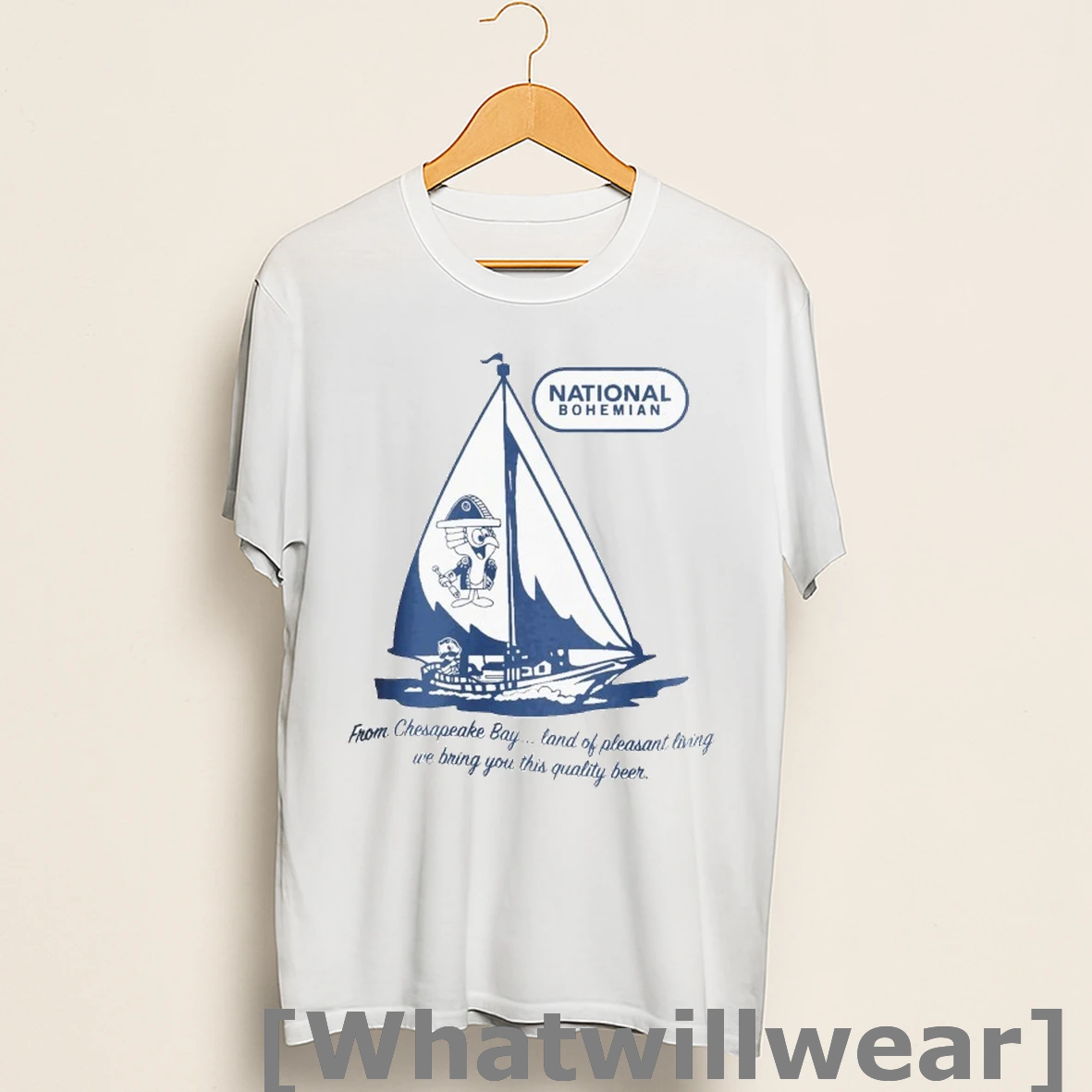 Official National Bohemian From Chesapeake Bay Land Of Pleasant Living We Bring You This Quality Beer Shirts
