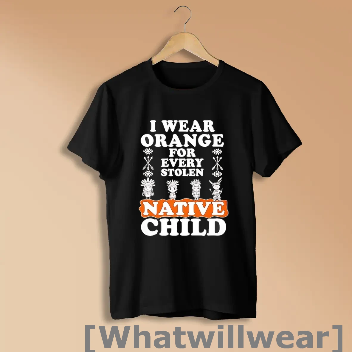 Official Native American I Wear Orange For Every Stolen Native Child Shirts