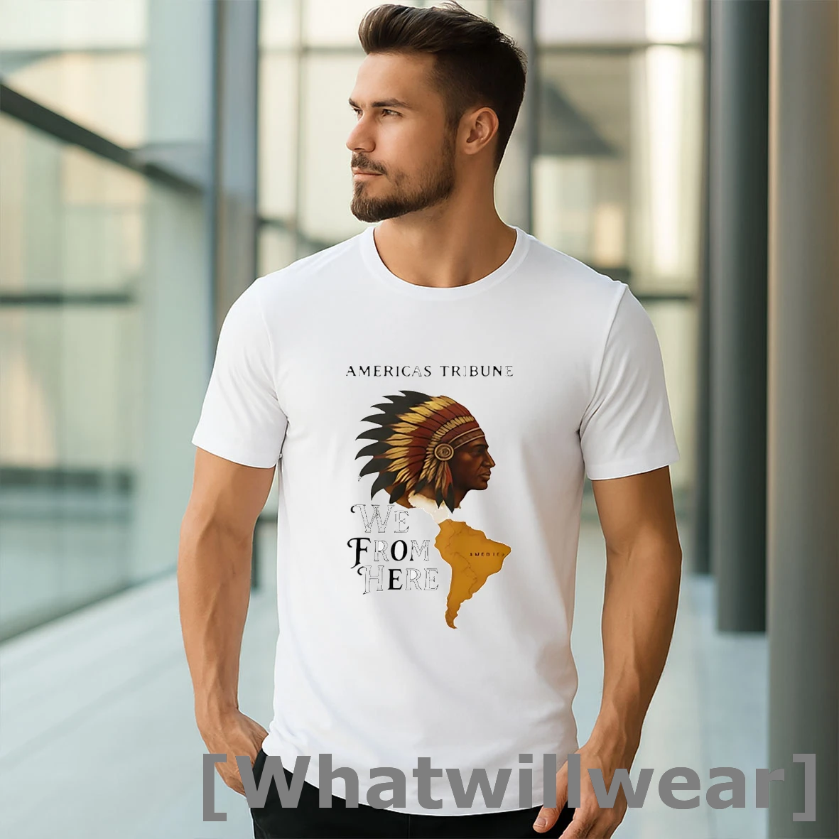 Official Native Americas Tribune We From Here Tshirts Sweater