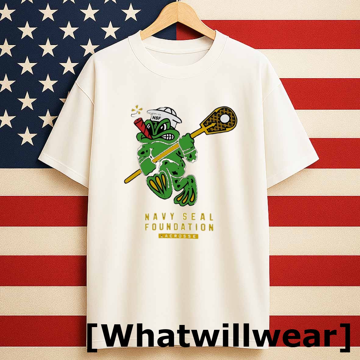 Official Navy Seal Foundation Lacrosse Logo Tshirts Sweater