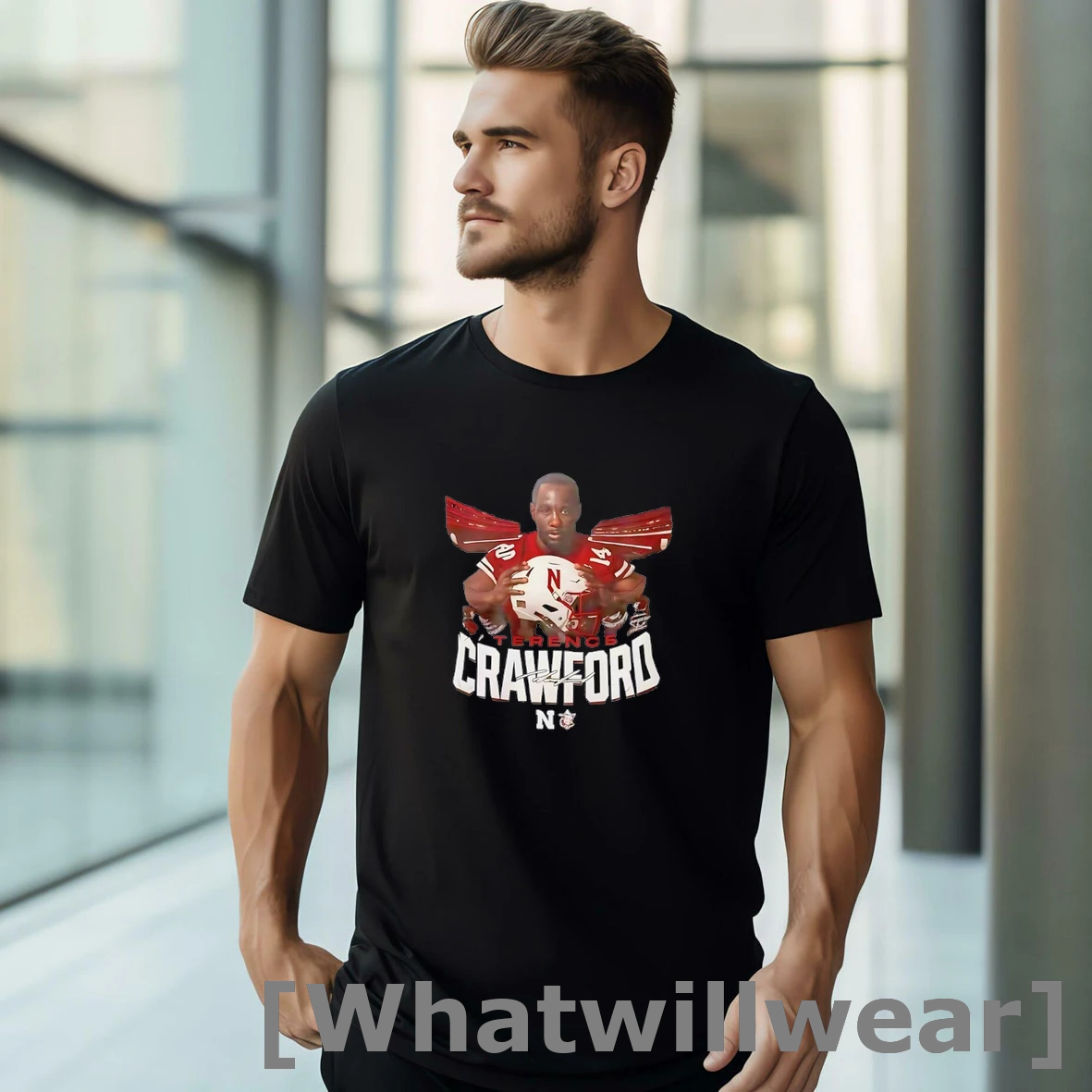 Official Nebraska Huskers Terence Crawford 2025 Signature Tshirts Sweater