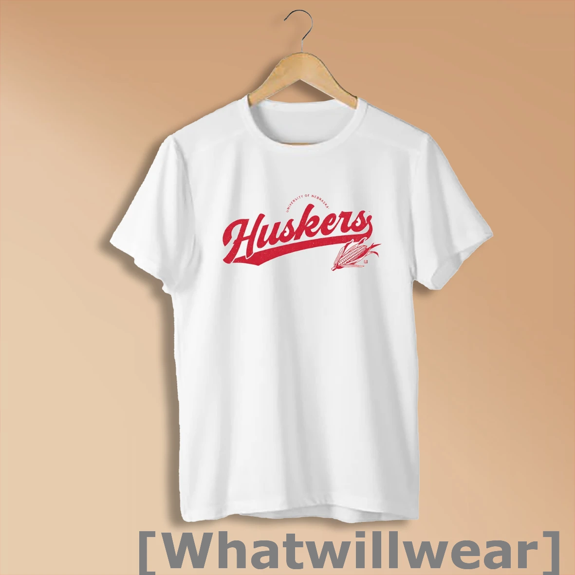 Official Nebraska Huskers Script Logo T Shirt Sweatshirt