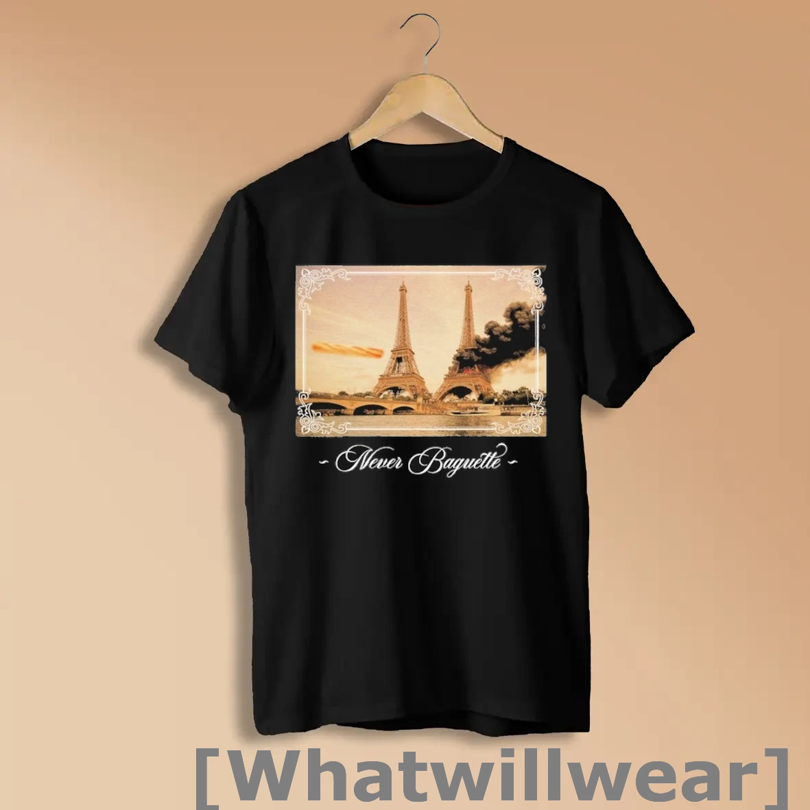 Official Never Baguette Paris Shirts